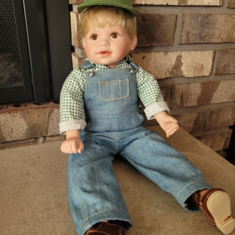 John Deere vintage porcelain Johnny doll